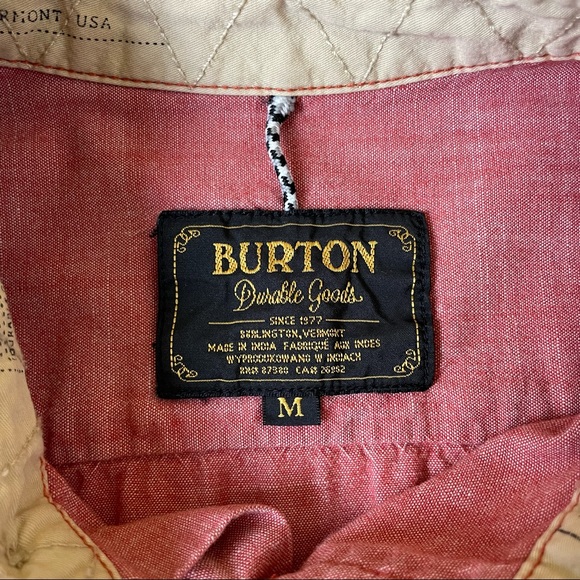 Burton Brick-Red Shirt - Picture 2 of 9